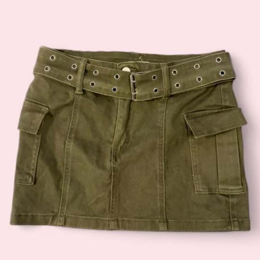 Windsor Women's Khaki and Green Skirt